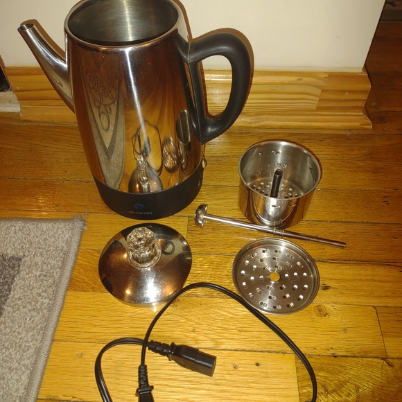 Mixpresso Kitchen Mixpresso Electric Coffee Percolator Stainless